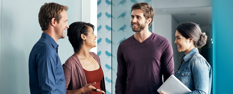 Group of people talking about the average APR, or annual percentage rate, on a credit card.
