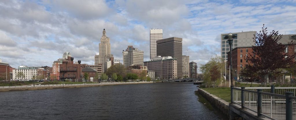 The scenic skyline of Providence, Rhode Island, where state residents must consider whether they have to pay Rhode Island state tax.