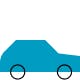 Car driving on a road representing a car purchased through an auto loan