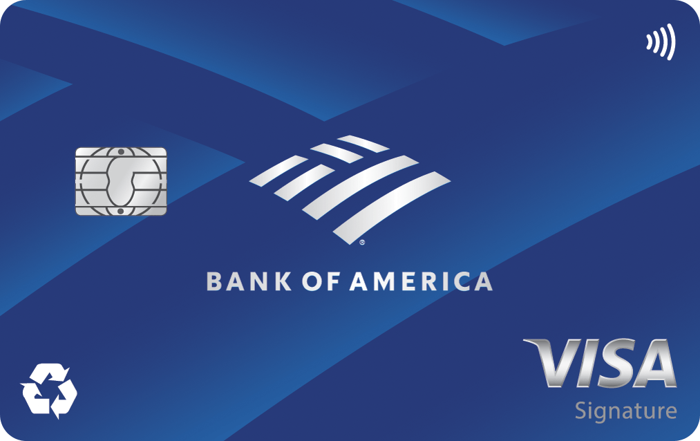 Image of the Bank of America Travel Rewards credit card