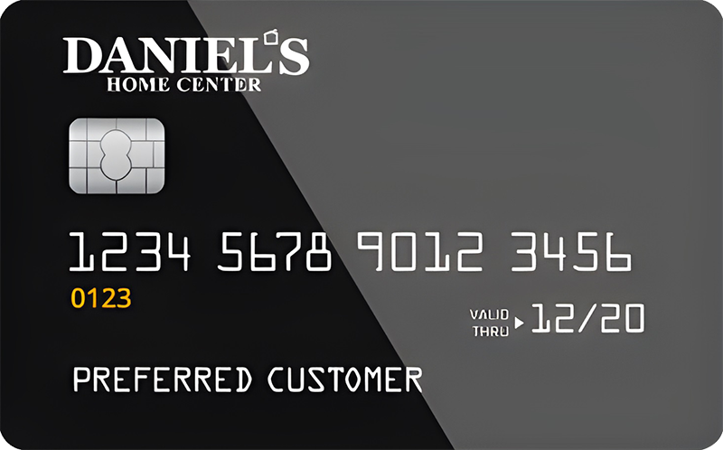 Daniel’s Home Center Store Card