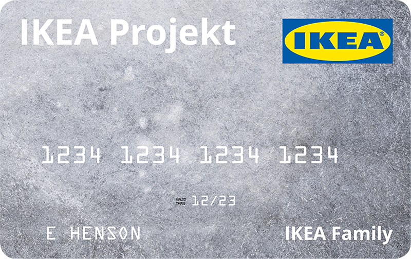 IKEA® Projekt credit card