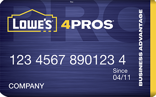 Lowe’s Business Advantage Card