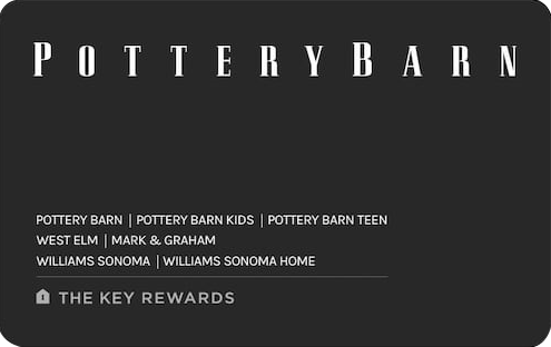 Pottery Barn Key Rewards credit card