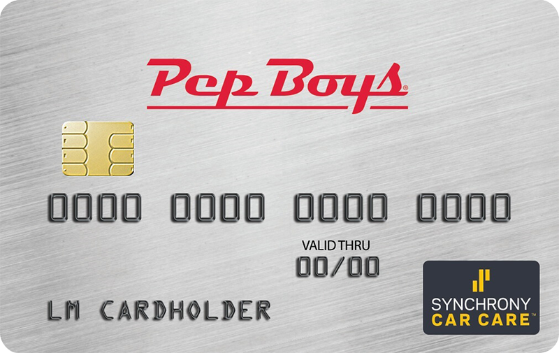 Pep Boys Synchrony Car Care™ Credit Card