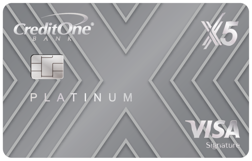 Credit One Bank® Platinum X5 Visa Signature® Metal Card review